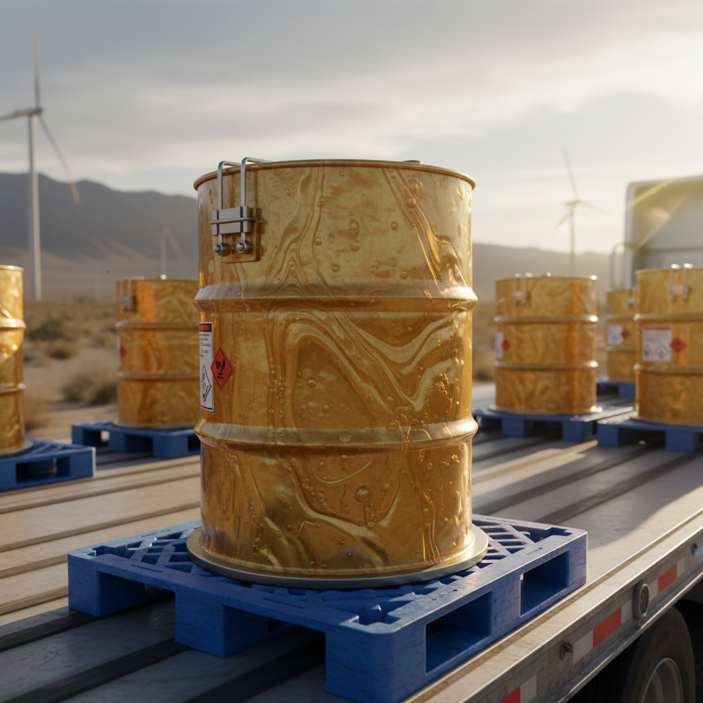 Resin Galvanized Steel Drum For New Energy Enterprises Transporting Hazardous Battery Materials