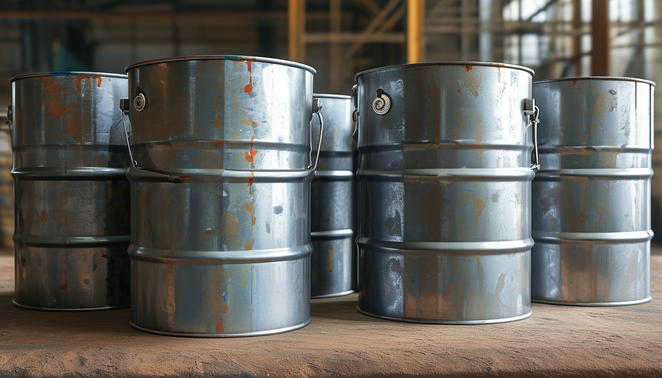 Galvanized Closed Head Steel Drum For Industrial Paint And Architectural Coating Manufacturers