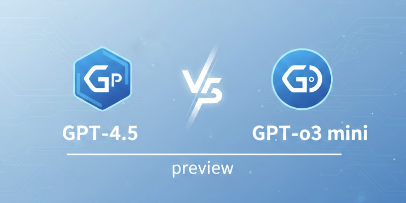 GPT-4.5 preview vs GPT-o3 mini