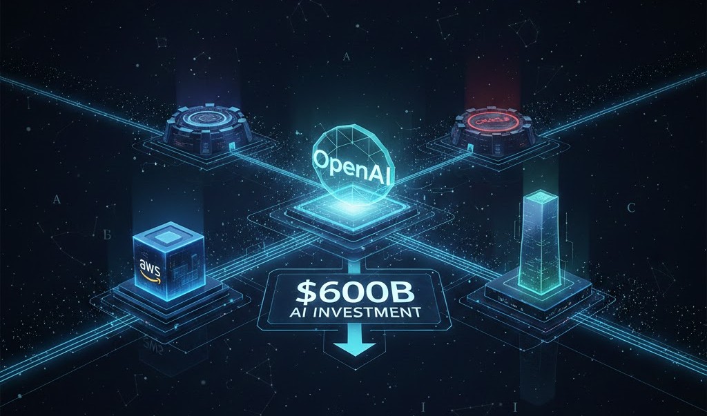 OpenAI 云战略 AWS Oracle 微软 6000 亿美元人工智能投资