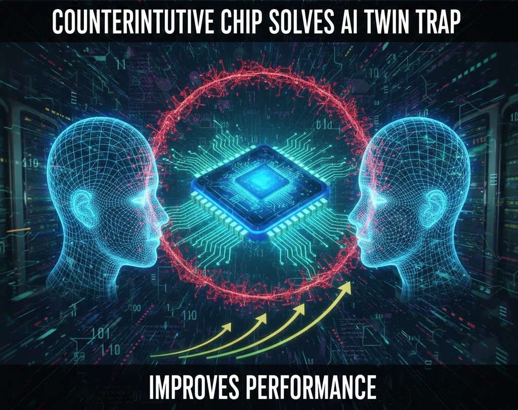 反直觉的新芯片解决了人工智能的双重陷阱并提高了性能