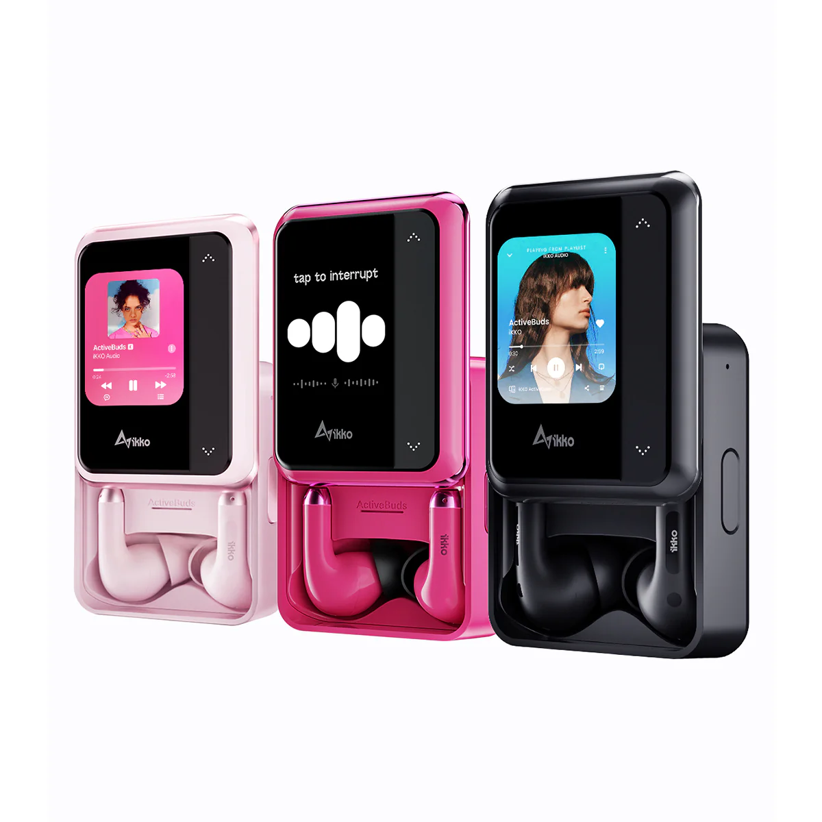 Fones de ouvido ActiveBuds AB02 com inteligência artificial