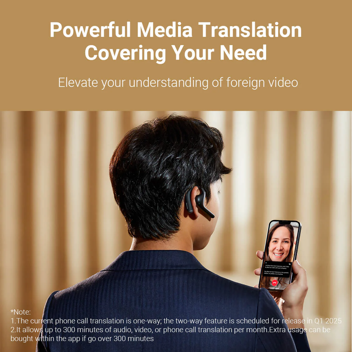 W4 Pro KI-Dolmetscher-Ohrhörer