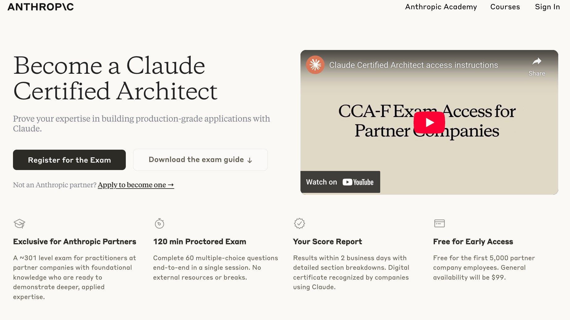 Claude Certified Architect – Foundations (CCA-F): Anthropic's Hot New 2026 AI Certification