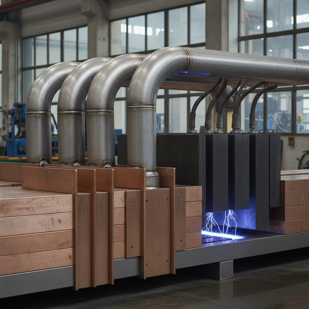 Titanium Welding Pipe For Industrial Conductive Bar And Cathode Systems