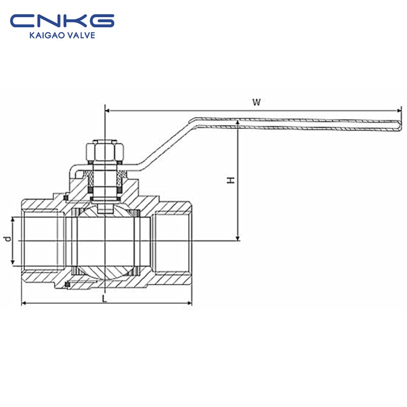 2PC DIN Internal Thread Ball Valve (1)