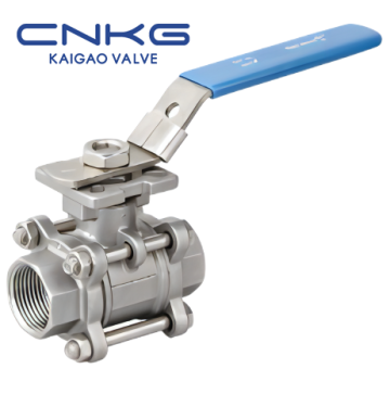 3PC Thread Ball Valve nga may ISO5211 Platform
