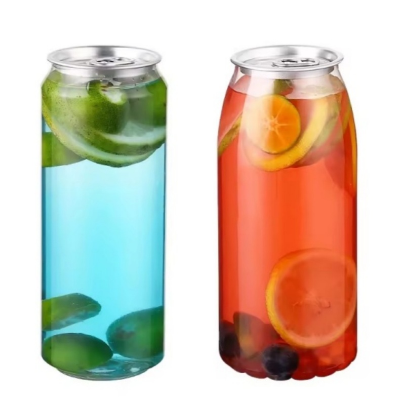 Canette en plastique PET pour thé aux perles