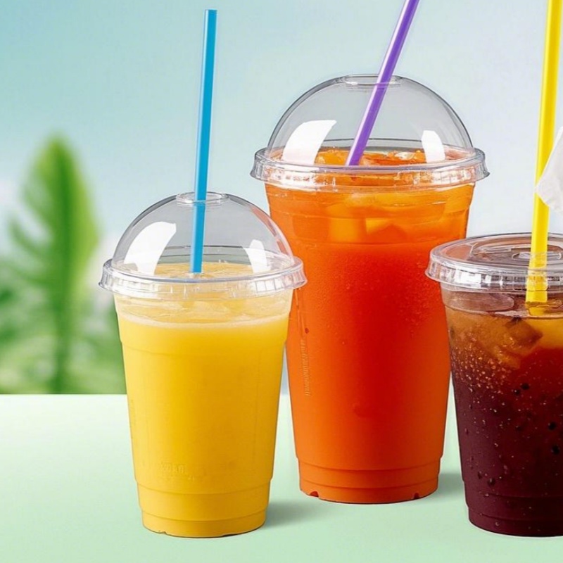 Clear PET bubble tea cup