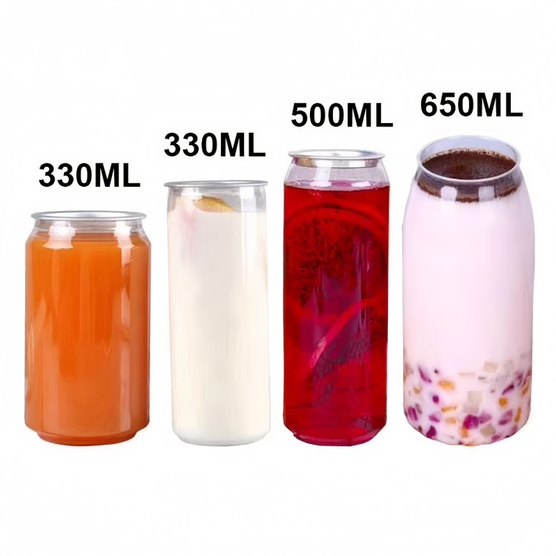 Eco-friendly PET plastic can