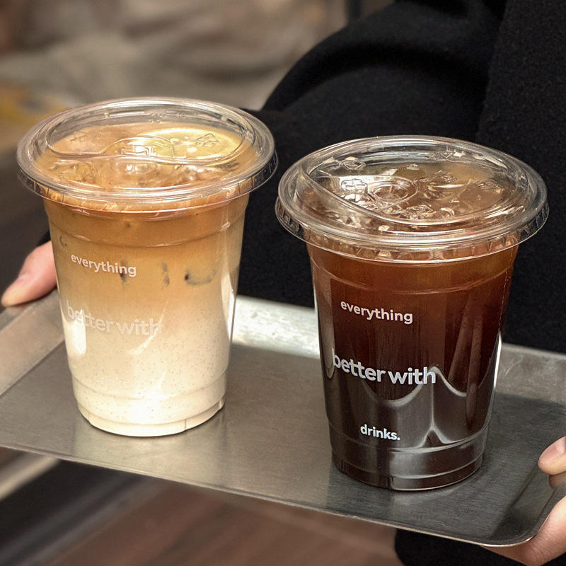 Disposable PET Iced Coffee Cups