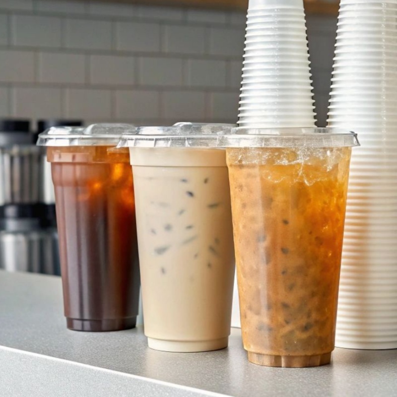 Gobelet PET pour boissons froides (café)