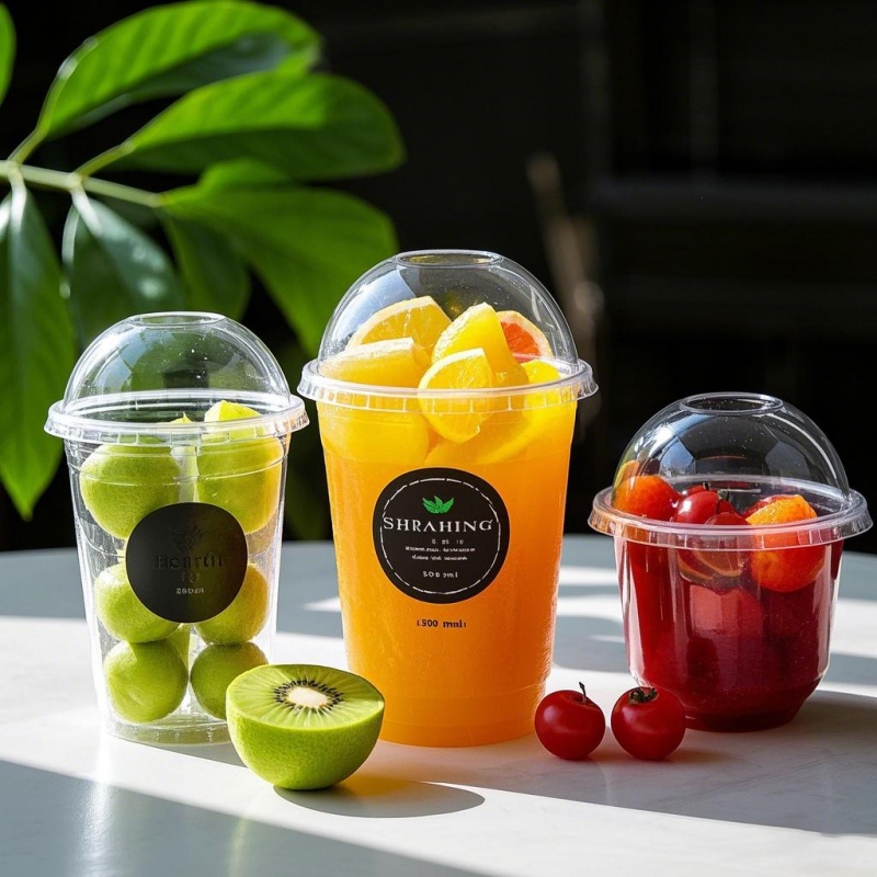 Gobelets en PET pour fruits coupés