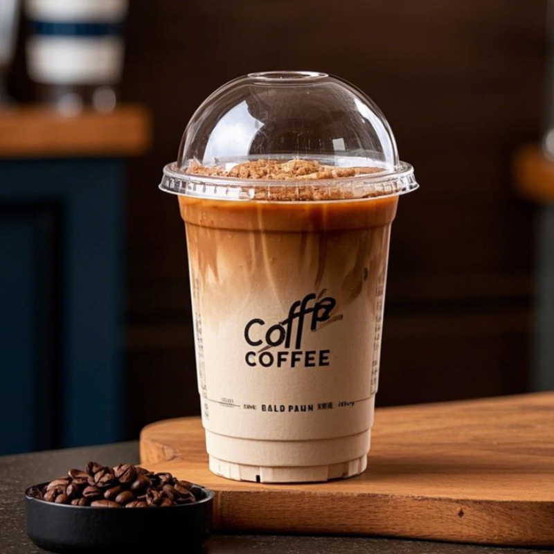 PET Plastic Cups With Dome Lids