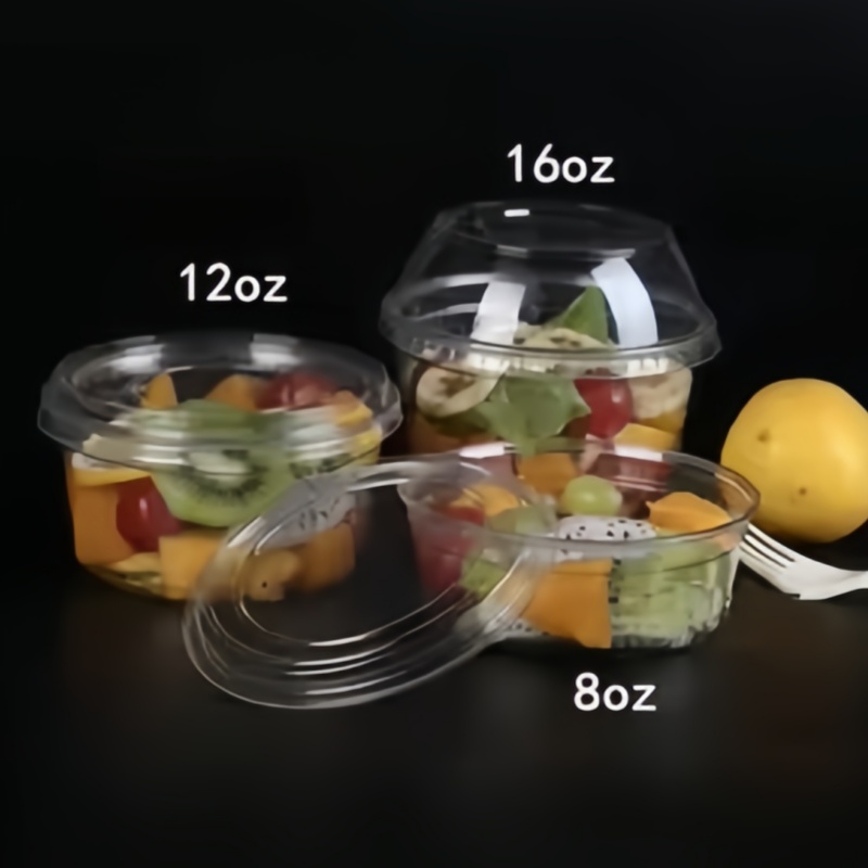 Gobelets de charcuterie de 473 ml avec couvercles