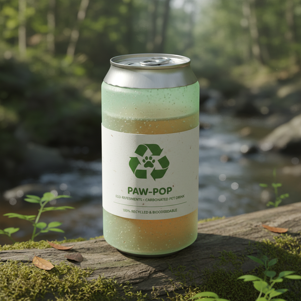 Canette écologique pour boissons gazeuses