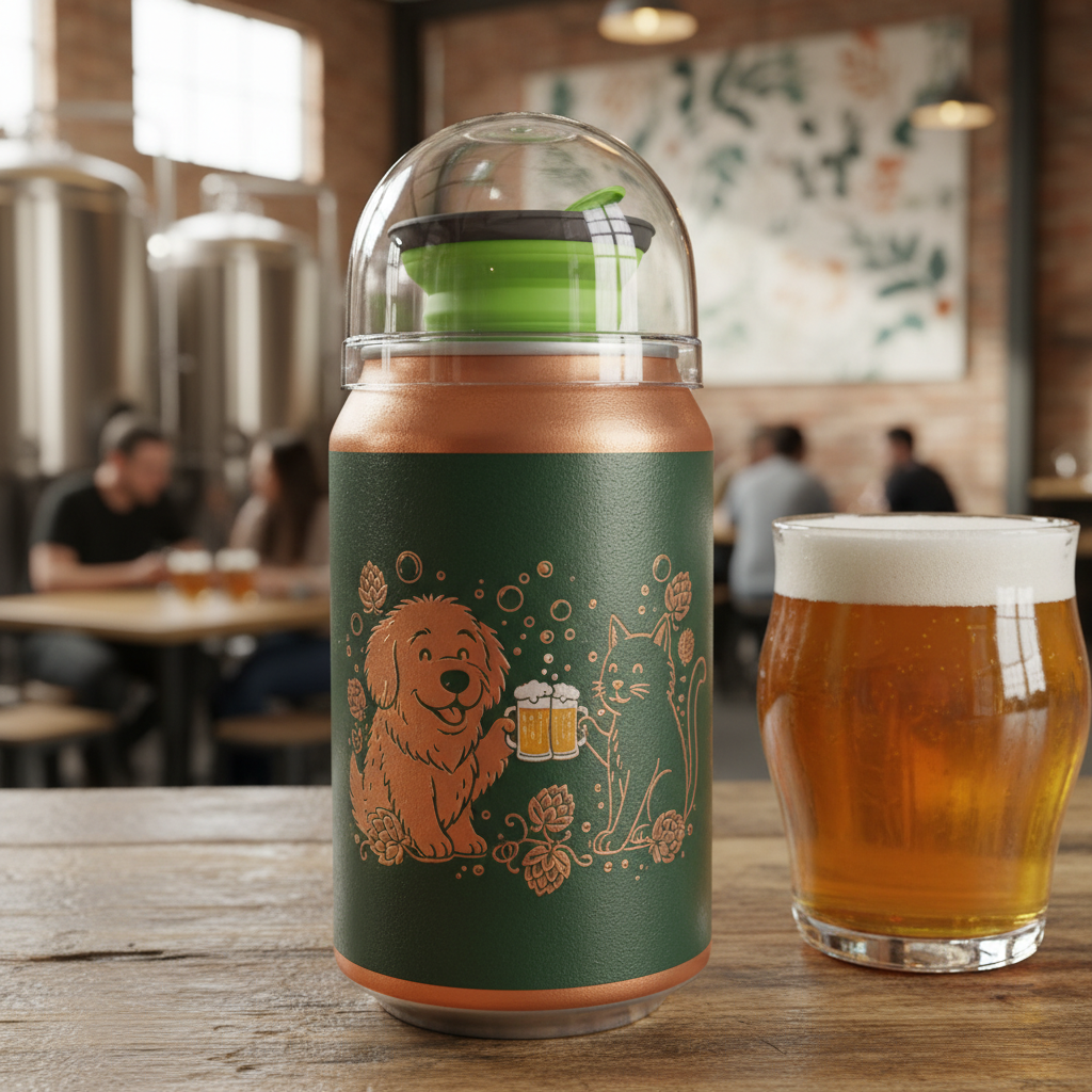 Canette pour animaux de compagnie pour les microbrasseries de bière artisanale