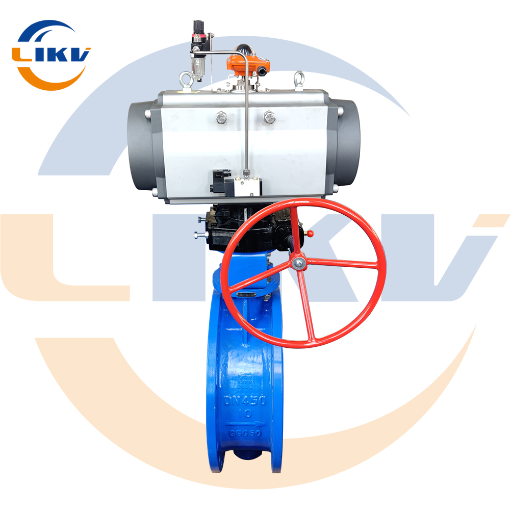 D642X-10Q pneumatic butterfly...