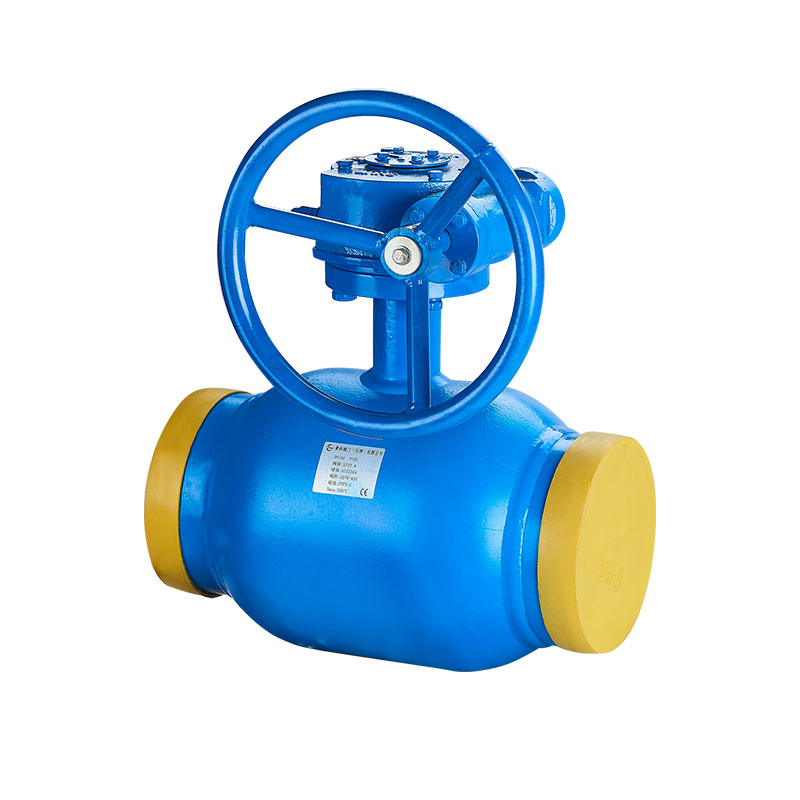 All welded steel ball valve