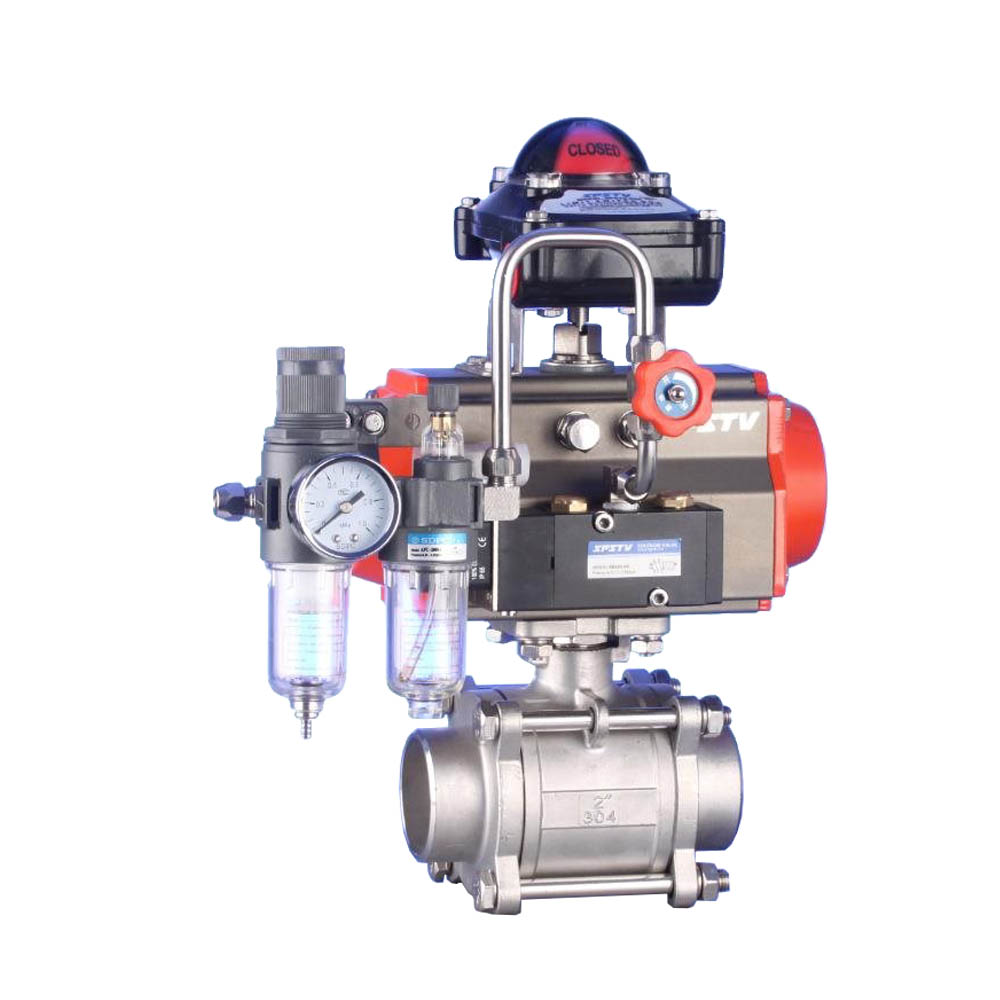 Pneumatic three piece screw b...
