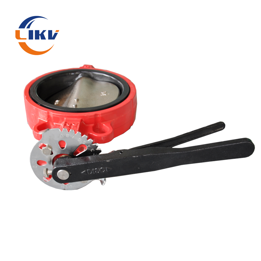 Pin-to-pin butterfly valve