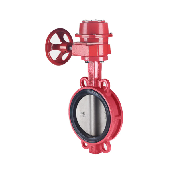 Butterfly valve for fire signal