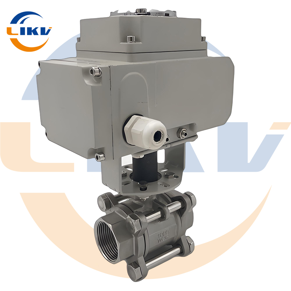 China Lightweight Electric Three-Piece Ball Valve - Easily Control Fluids