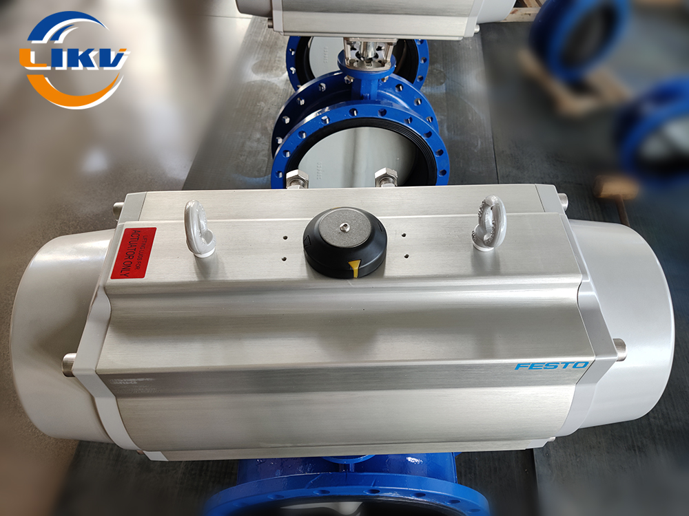 Pneumatic Flange Centerline Butterfly Valve