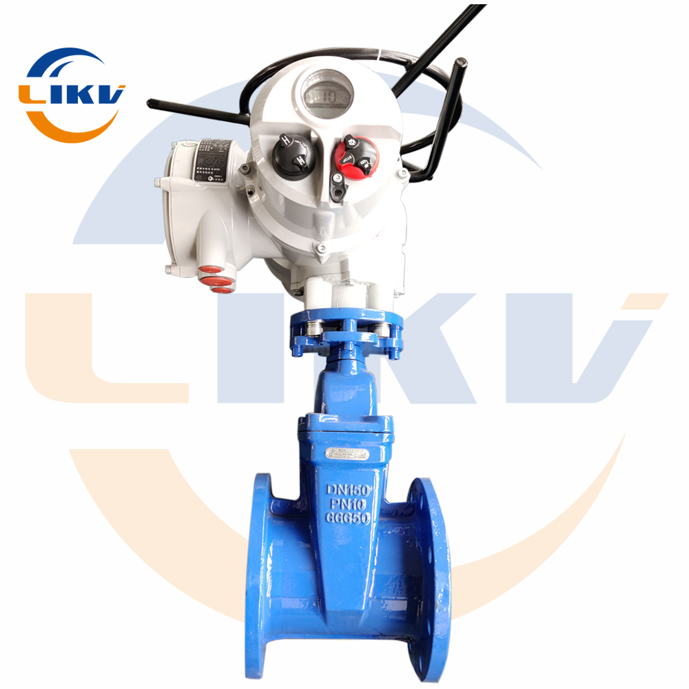 China-made Electric Non-rising Stem Soft Seal Gate Valve - Like Valve
