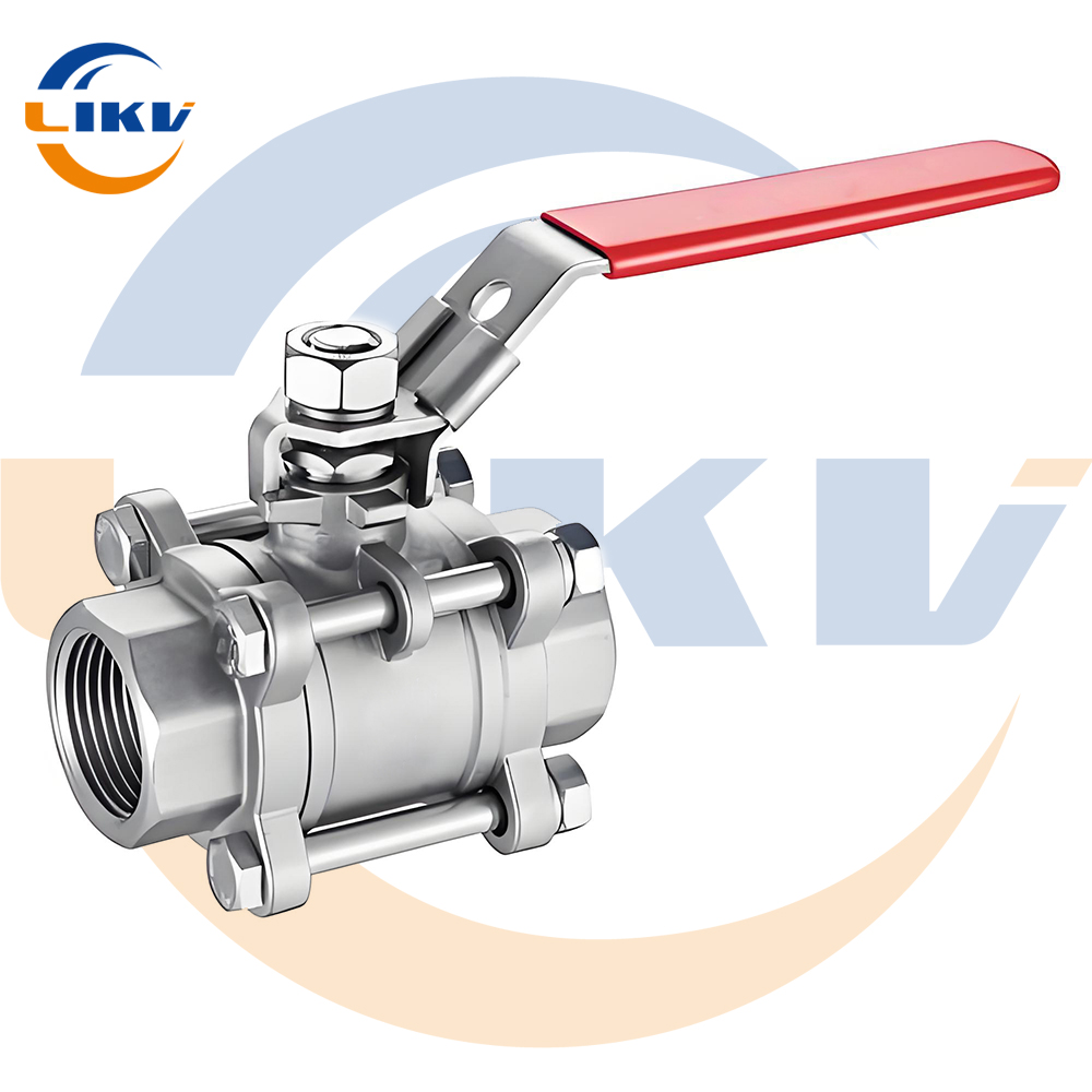 China Cost-Effective Three-Piece Threaded Ball Valve - Quick Replacement