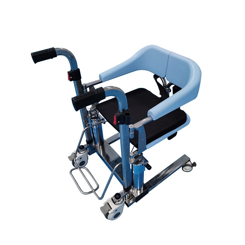 TCM-01S Stainless Steel Powered Lift Shower Toilet Wheelchair
