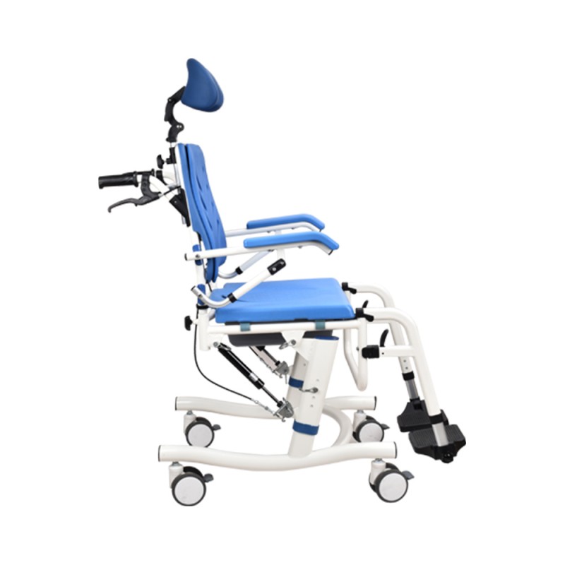 Portable Aluminum High Backrest Adjustable Comm...