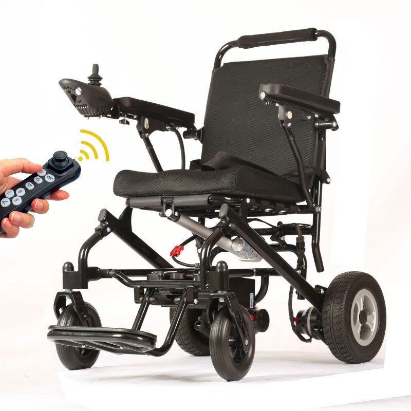 TEW007DS Power Motorized Cushion Remote-controlled Folding Aluminum Heavy Electric Wheelchair