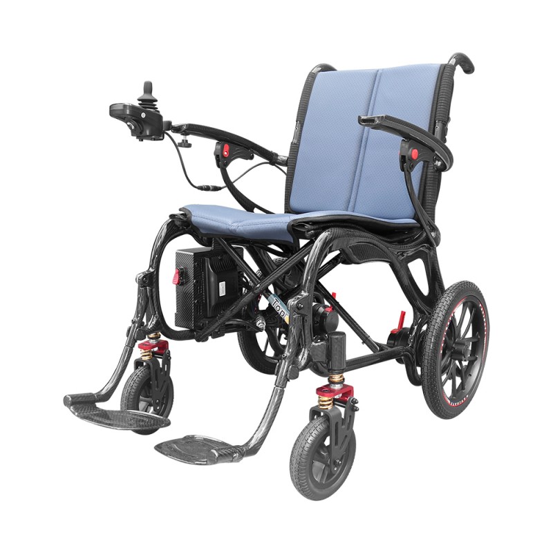 Topmedi TEW205 Carbon Fiber Luxury Lightweight High Quality Foldable Wheelchair