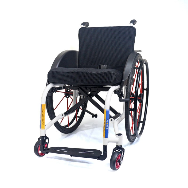 Lightweight Aluminum Outdoor Leisure Wheelchair with CE Approval for Sports TLS725LQ