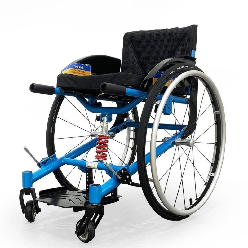 Topmedi Leisure and Sport Wheelchair with Customized Seat Width TLS730LQ10-36