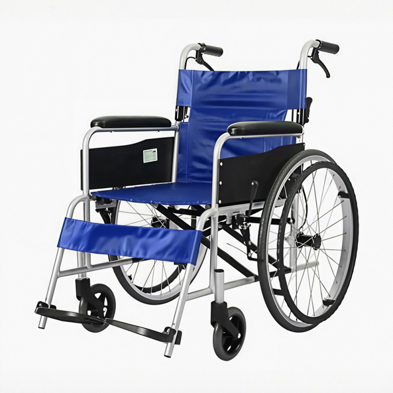 Aluminium Alloy Topmedi TAW701LA Disabled Transfer Manual Wheelchair with CE