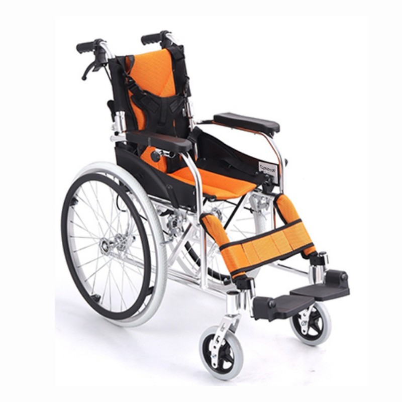 TAW863L Lightweight Aluminum Folding Manual Wheelchair for Disabled People