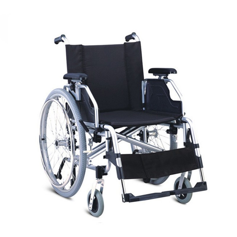 Topemedi TAW959LQ High-End Manual Wheelchair with Quick Release Wheel& Anti-Tipper for Elder