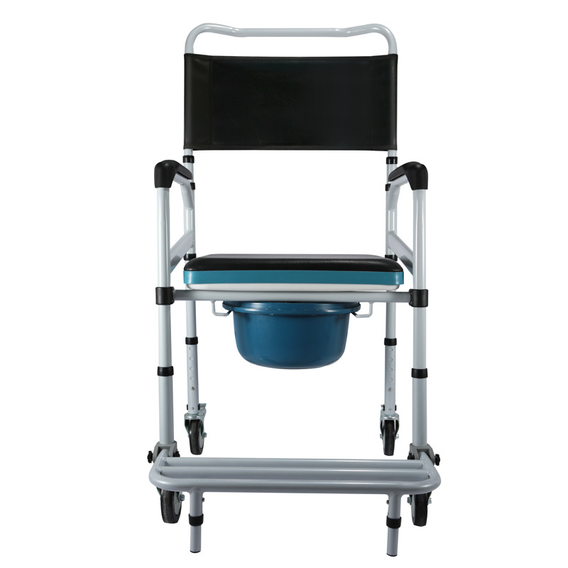 TCM822 Steel Elderly Stool Bench Portable Bath Shower Chair with Wheels