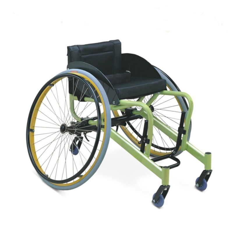 Topmedi TLS786LQ-36 Lightweight Folding Aluminum Badminton Sports Wheelchair for Active Users 34-40cm Seat 26" Wheels 100kg Capacity