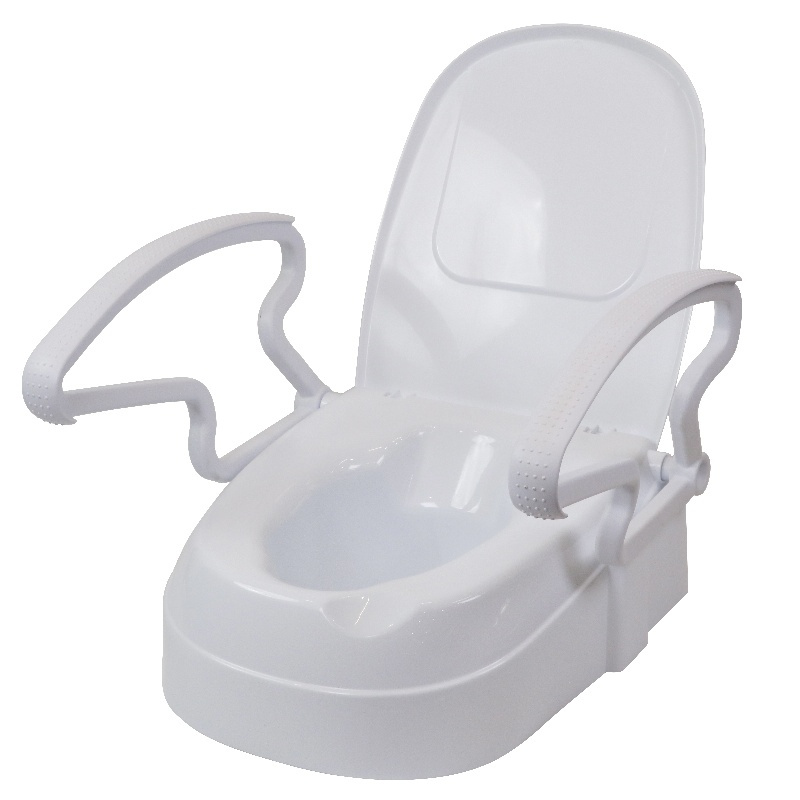 TRA8143 Easy to Wash and Assemble PP Material Toilet Booster with Anti-Slip Texture Handrail