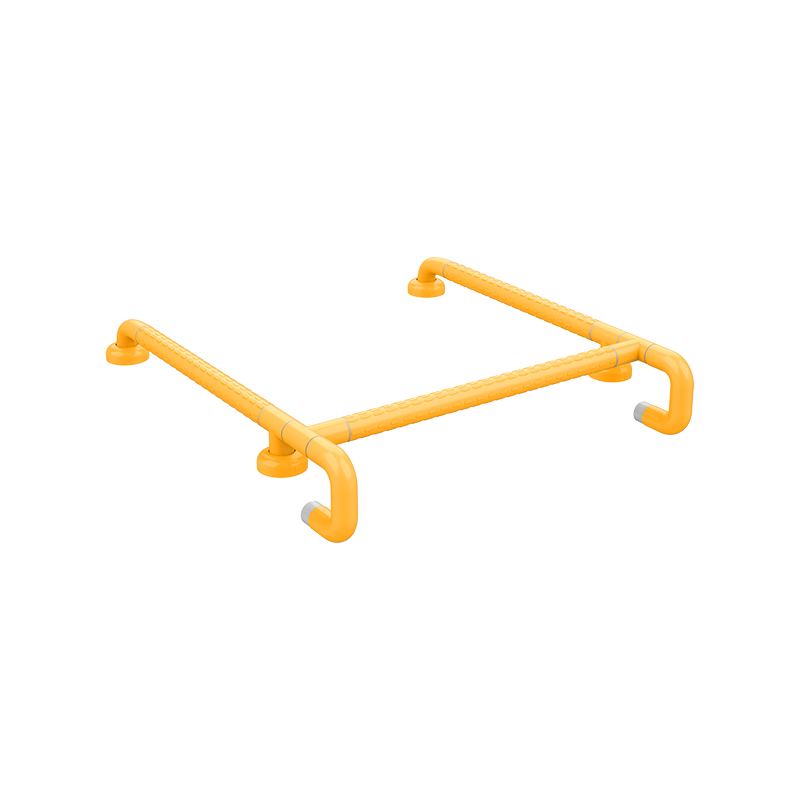 Topmedi TRA909 Washbasin Safety Grab Rail Stainless Steel 201 Yellow/White 600mm Wall-Mounted for Elderly Bathroom