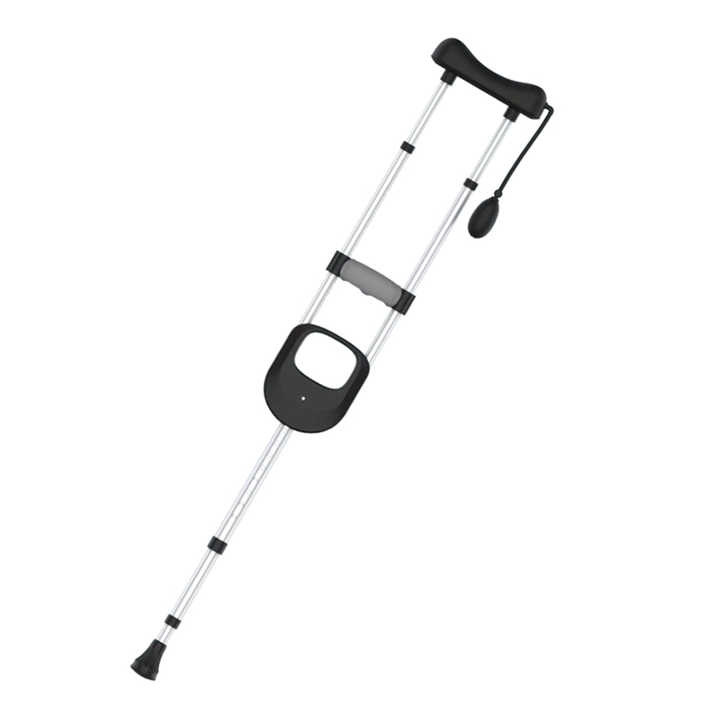 TWA9701L Aluminum Height Adjustabel Comfortable Walking Lightweight Inflatable Underarm Crutches