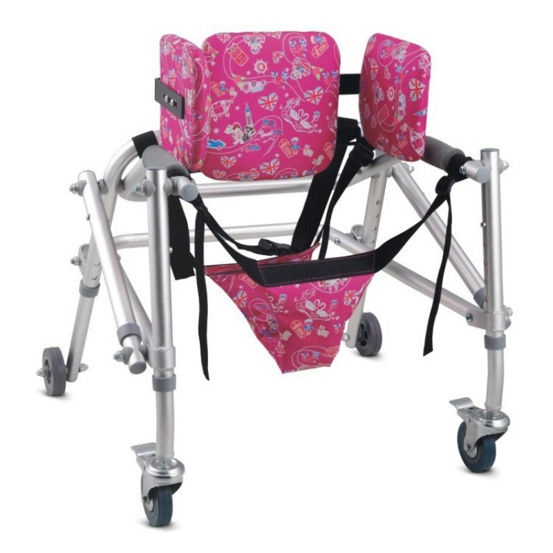 TWA9122L-A Disable Moving Device Cerebral Palsy Child Stand Upwalker Rollator Walkers with Seats and Wheels