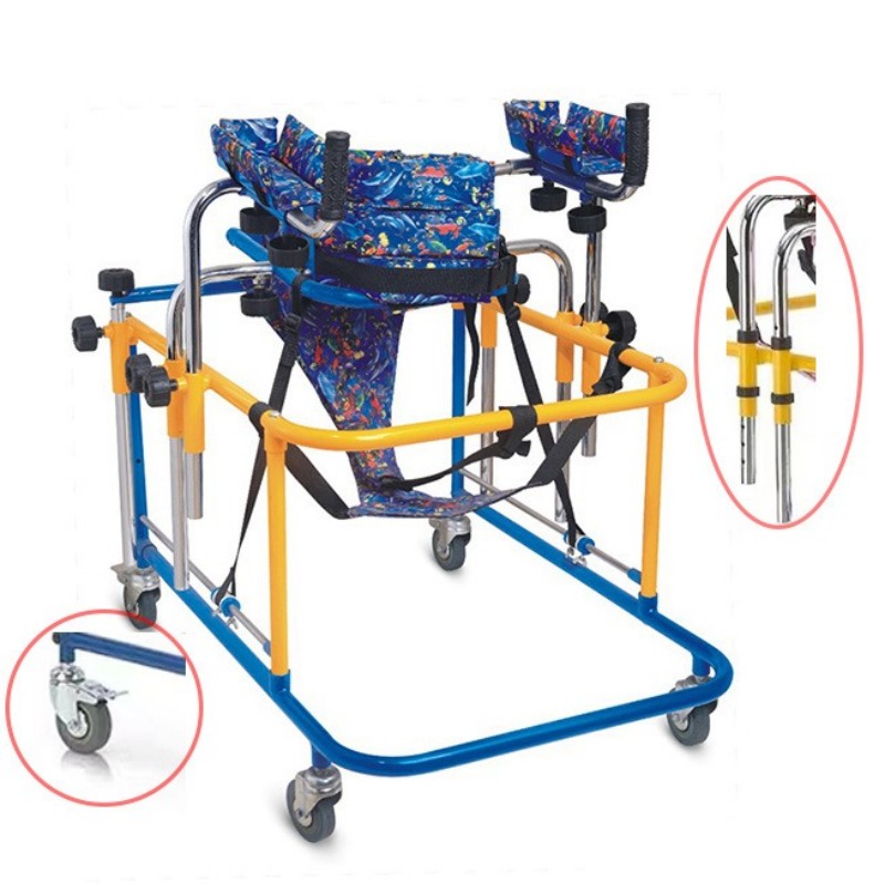 TWA9611 Aluminum Height Adjustable Thrombosis Stroke Rehabilitation Walking Walker for Children