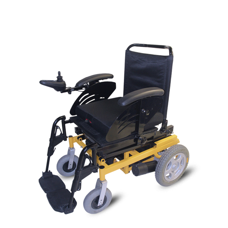 Topmedi TEW124 Adjustable Seat Height Electric Wheelchair for Home Use 110kg Capacity 15-20km Range Self-Controlled