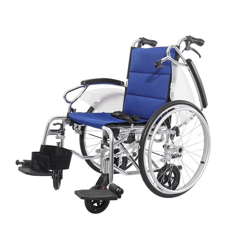 Topmedi TAW903LAJPQF9 Multifunction Manual Wheelchair Double Rear Wheels Lightweight Folding 100kg CE SGS