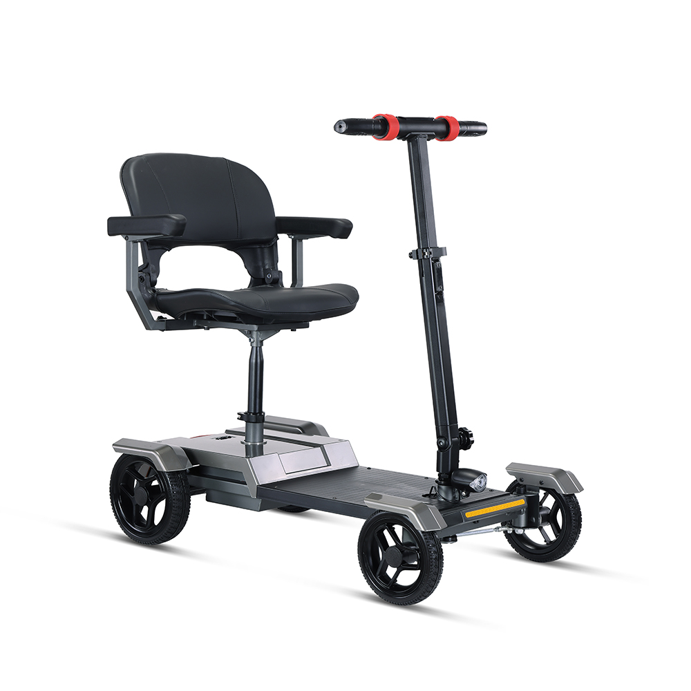 Topmedi TEW517 Foldable Electric Mobility Scooter 180W Motor 12Ah Battery 20km Range 120kg Capacity Smart Display