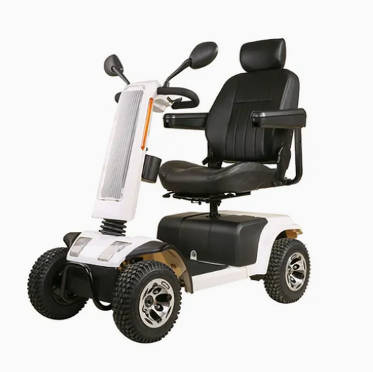 Topmedi TEW408 Wytrzymały elektryczny skuter mobilny do użytku na zewnątrz, silnik 800 W, udźwig 155 kg, zasięg 45 km, koła 12-calowe